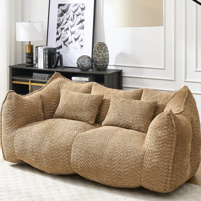 Fauteuil inclinable carré confortable pour jouer, lire, regarder la télévision dans le fauteuil à haute résilience du salon avec
