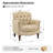 Annja 32" W Tufted Leather Armchair-87636158
