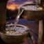 Fontaine à cascade moderne à 4 niveaux avec lumières à DEL, cascade de jardin en résine résistante aux intempéries-130119230