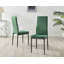Benia White & Grey Marble Effect Dining Table Set with x4 Luxury Velvet Upholstered Dining Chairs-98984188