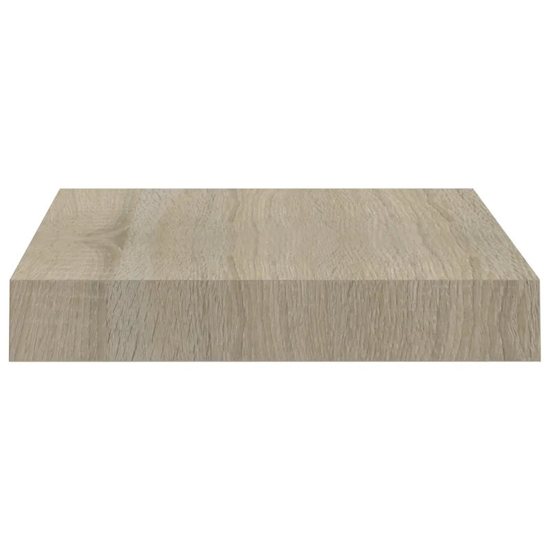 Arson 2 Piece Floating Shelf, Oak, 3.8cm H x 23.5cm W x 23cm D
