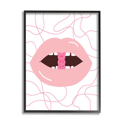 " Pink Lips & Gummy Candy "