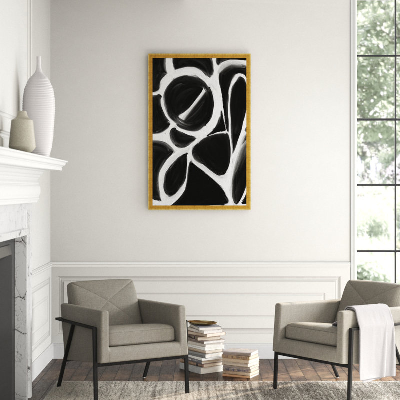 Delineated View 1' Framed Print on Canvas
