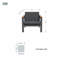 MIMO 5-Seater Outdoor Lounge Set with Coffee Table