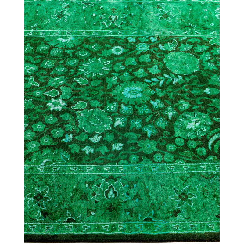 Overyed One-of-a-Kind Runner 2'7" X 8'10" Hand Knotted Area Rug