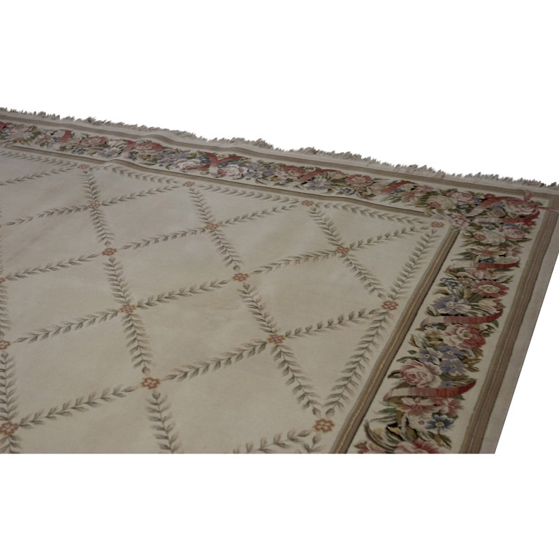 Tapis rectangulaire noué à la main
