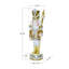 Soldat casse-noisette argenté et doré 4 pi avec sceptre, décoration de Noël-494623106