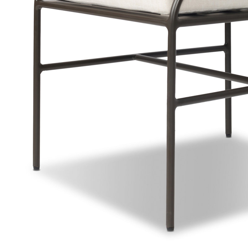 Segovia Outdoor Dining Chair-Catalina Stone, Vergo Cream