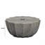 Table basse imperméable 35,43 po moderne pour l'extérieur et l'intérieur, conception en ciment MgO durable, convient aux terrasses, jardins, arrière-cours et salons-130078597