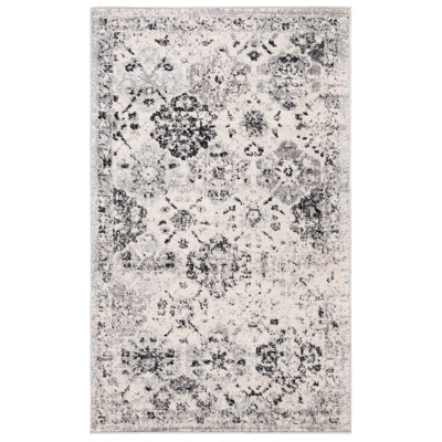 Tapis oriental argenté / gris Newhouse