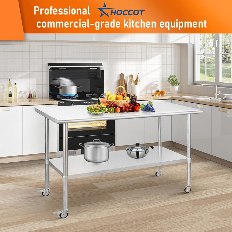 Table en acier inoxydable