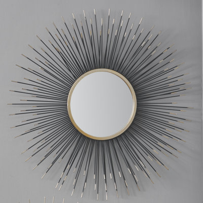 Valeer Metal Flat Wall Mirror