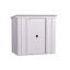 Remise de rangement classique en acier, 6 x 4, gris flûte-67124406