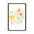 Black Floater Framed