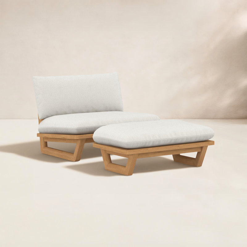 Fauteuil et repose-pieds Dweller, Yes