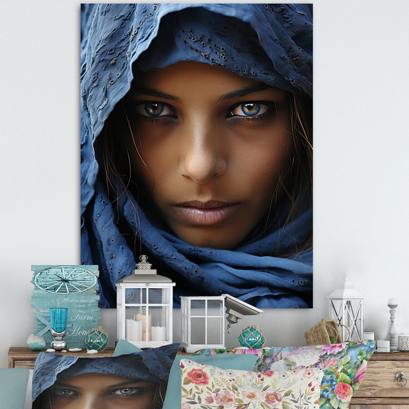 Thynne African Tribes Sahara touareg II sur toile, H 20 po x l 12 po x P 1 po, Toile tendue