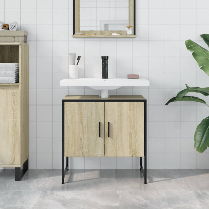 Norvall 60mm Single Bathroom Vanity with Basin, Sonoma Oak