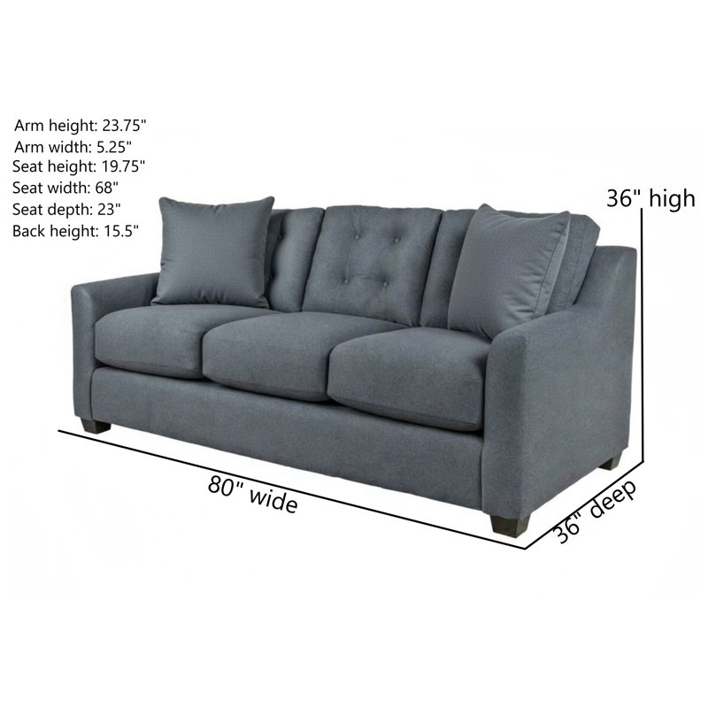 Everett Sofa, Dark Gray