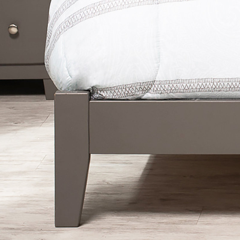 Lit plateforme Madison, Double, Light Toffee