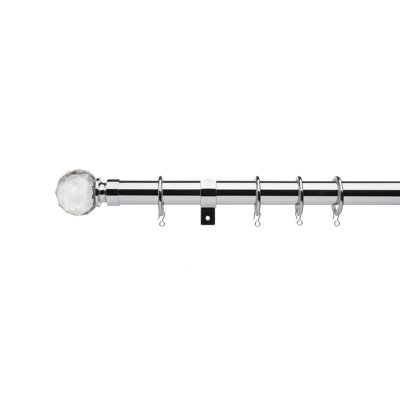 Jacinta 2.8cm Single Curtain Pole