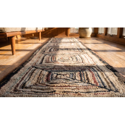Tapis de couloir antique antique