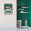 Art mural sur toile, "Flamants dans la baignoire" par yvette-83669948