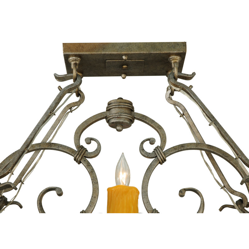 8 Light Pot Rack