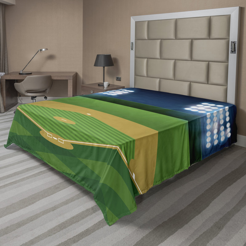 Microfiber No Pattern And Not Solid Color Flat Sheet, California King Flat Sheet