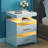 Keimar LED Nightstand with Charging Station, 2 Drawers End Table with Human Sensor 24 Colours Lights-1077863484