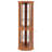 69.84" H Elegant Corner Storage Curio Cabinet With Built-In Lighting-570837525
