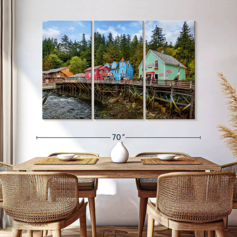 Nicci Downtown Ketchikan Alaska, 42" H x 65" W