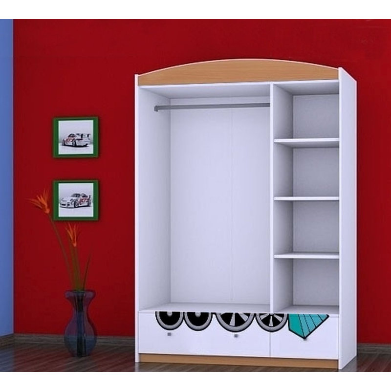 Steen 3 Door Wardrobe, Brown