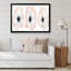 Aquarelle, anémone et fleurs roses - Peinture sur toile-67229153-67229158