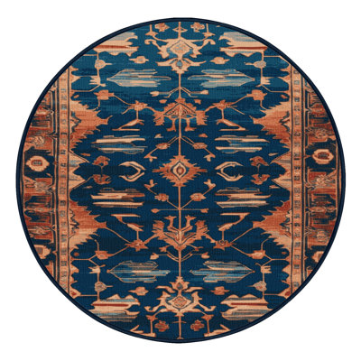 Machine Washable Persian Gray Area Rug