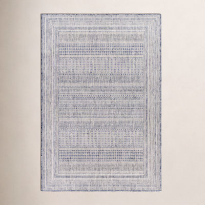 Ilenne Geometric Blue Rug
