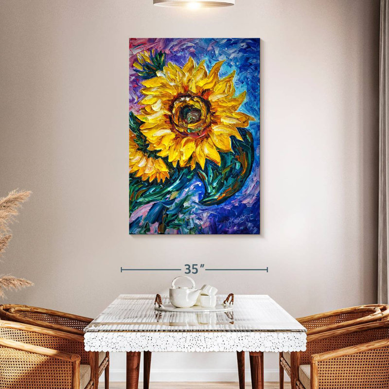 Harnek That Sunflower, 48" H x 32" W