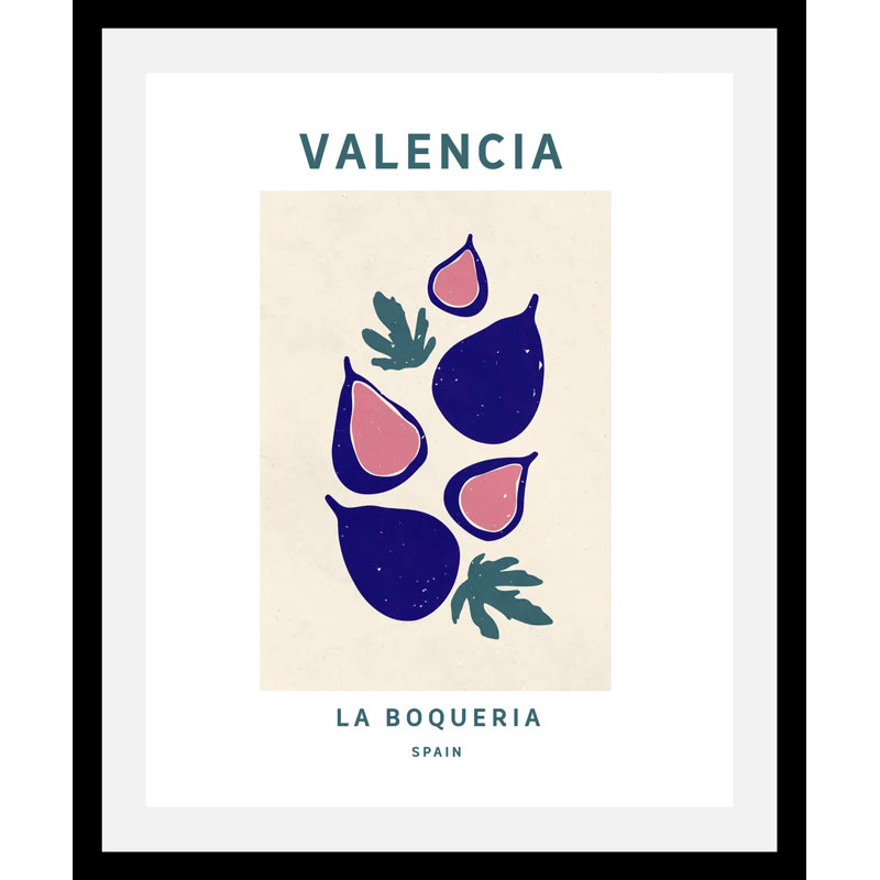 Valencia - Single Picture Frame Print, 70cm H x 50cm W