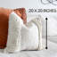 Housse de coussin décorative touffetée en coton et laine, 50 x 50 cm, style bohème indien