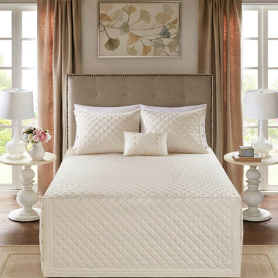 Couvre-lit très grand en coton, kaki, réversible avec taies décoratives et caractéristique facile d'entretien kaki pour lit très grand, rembourrage lavable