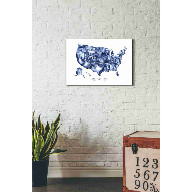 Art mural sur toile Trinx «Land That I Love» par Grace Popp, H 18 po x l 26 po x P 0,75 po