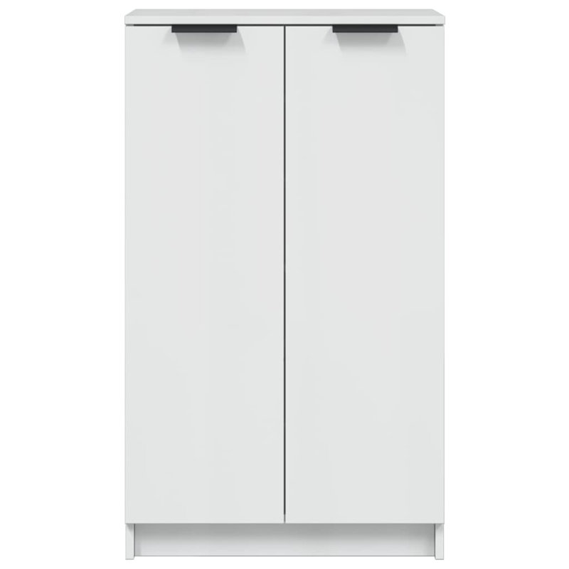 Shoe Cabinet for 12 Pairs of Shoes, High Gloss White