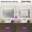 Deervalley 40"X 32"  LED Bathroom Mirror With Lights, 1.5X Anti-Fog, Front And Backlit Frameless LED Mirror
