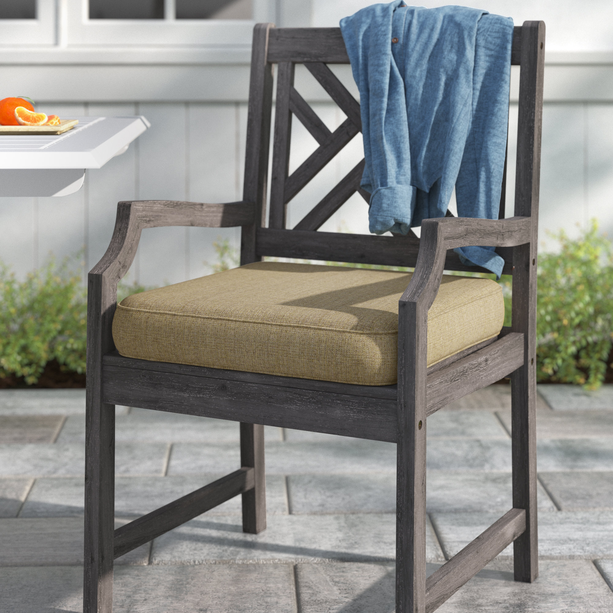 Sol 72 Outdoor™ Outdoor Sunbrella Dining Chair Cushion & Reviews