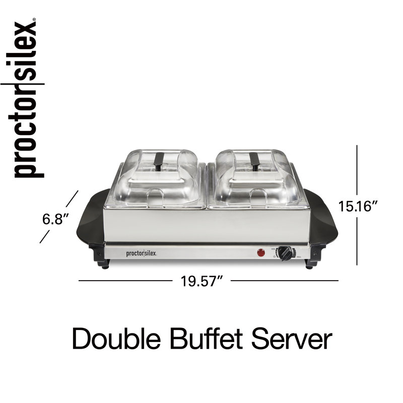 Proctor Silex Double Buffet Server