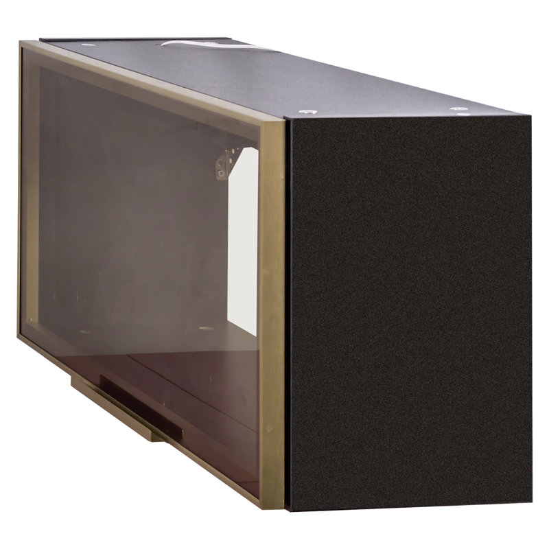 Support à épices noir avec porte pour optimiser le rangement dans la cuisine - fabrication de particules de 15 mm de grande capacité et structure de salle à manger