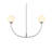 Living District Nyomi 36 Inch chandelier in Chrome-1367942789-1367942786