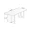 Bureaux rectangulaires en bois massif Burlywood-108511078