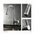 Kingston Brass Continental Single-Handle Pull-Down Kitchen Faucet-28237135