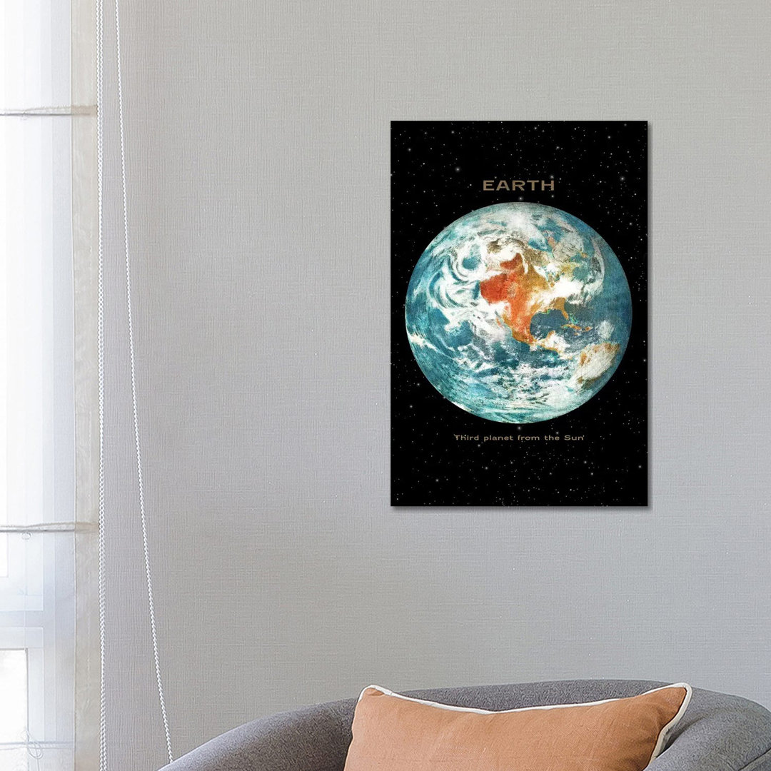 Earth II von Terry Fan - Galerie-verpackte Leinwand Giclée auf Leinwand