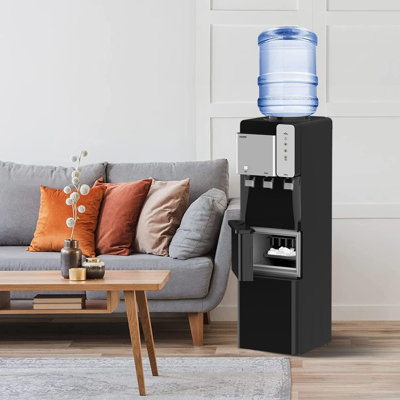 Distributeur d'eau froide et chaude avec machine à glaçons 5 gallons SOOPYK à chargement par le haut: 27 lb par jour